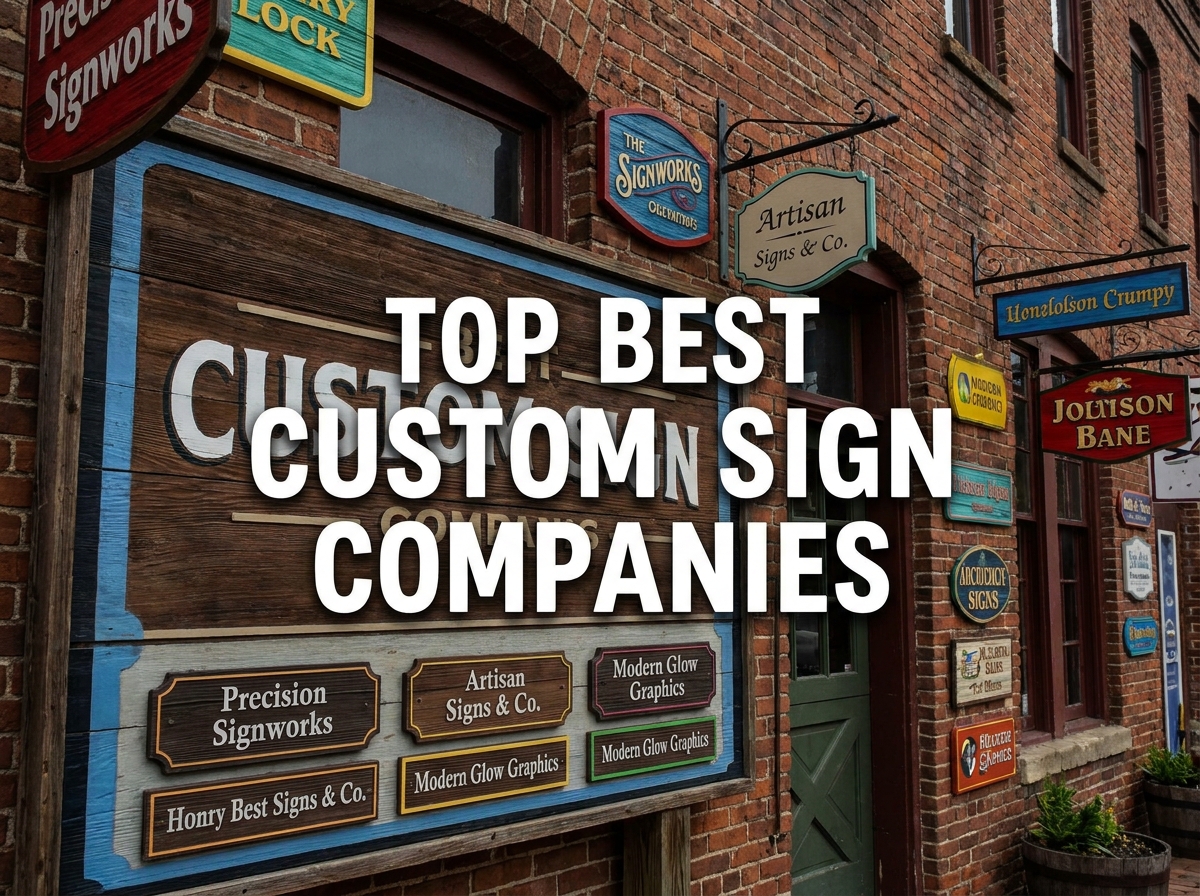 The Top Best Companies to Buy Custom Signs